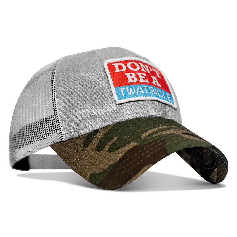 Load image into Gallery viewer, Don&#39;t Be A Twatsicle Patch Snapback Hat
