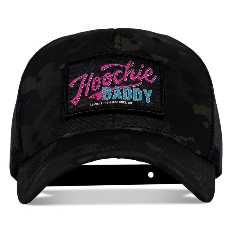 Load image into Gallery viewer, Hoochie Daddy Retro Script Patch Snapback Hat
