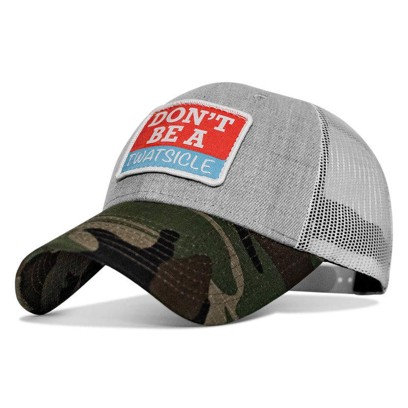 Load image into Gallery viewer, Don&#39;t Be A Twatsicle Patch Snapback Hat
