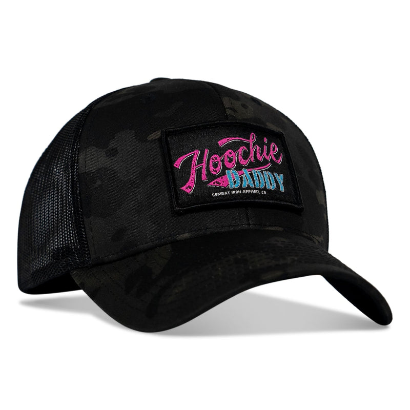 Load image into Gallery viewer, Hoochie Daddy Retro Script Patch Snapback Hat
