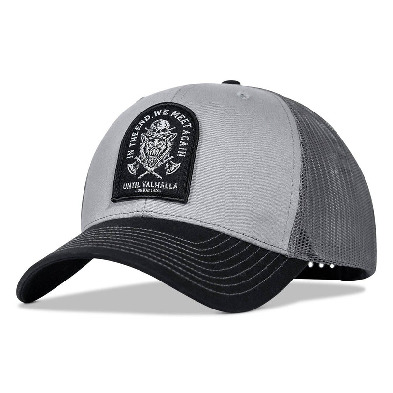 Load image into Gallery viewer, In The End, We Meet Again - Until Valhalla Patch Snapback Hat
