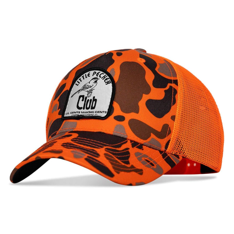 Load image into Gallery viewer, Little Pecker Club B/W Patch Snapback Hat
