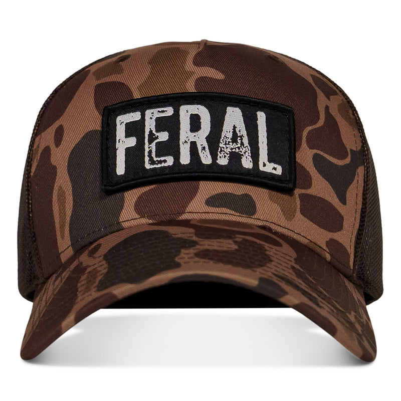 Load image into Gallery viewer, Feral Vintaged Patch Snapback Hat
