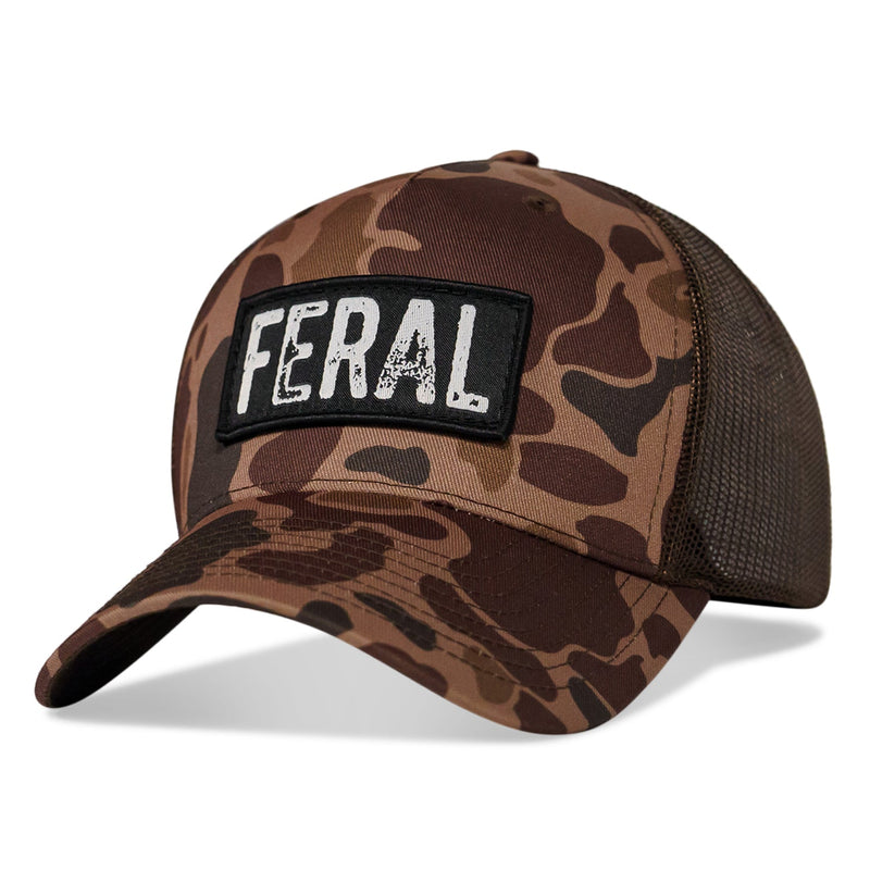 Load image into Gallery viewer, Feral Vintaged Patch Snapback Hat
