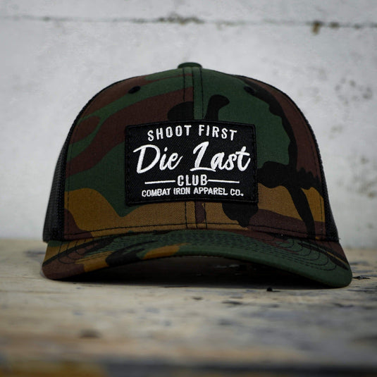 Shoot First. Die Last. Club Patch Snapback