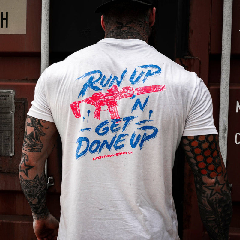 Load image into Gallery viewer, Run Up &#39;N Get Done Up Men&#39;s T-Shirt
