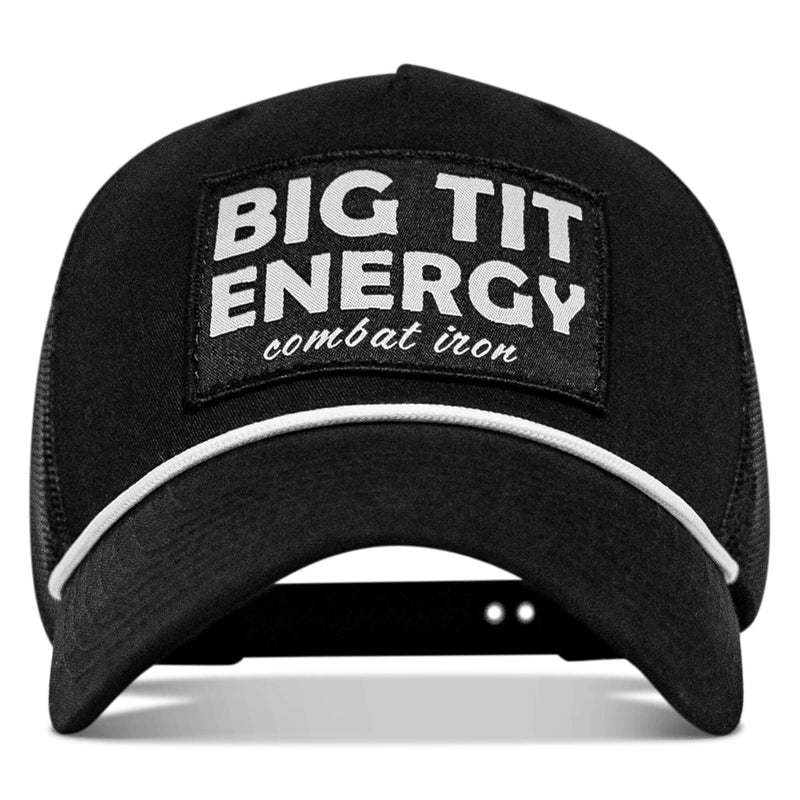 Load image into Gallery viewer, Big Tit Energy Patch Rope Snapback Hat
