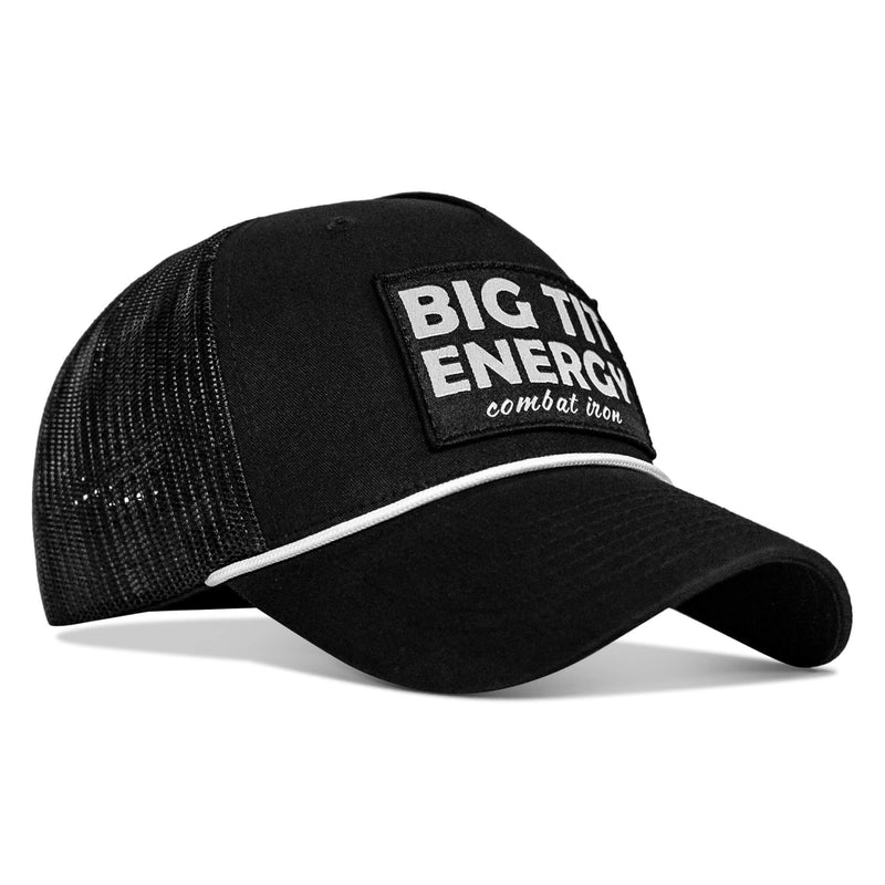Load image into Gallery viewer, Big Tit Energy Patch Rope Snapback Hat
