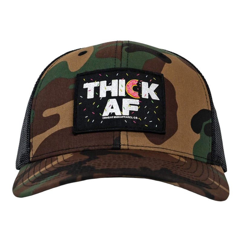 Load image into Gallery viewer, THICK AF DONUT EDITION PATCH MID-PROFILE MESH SNAPBACK Hat
