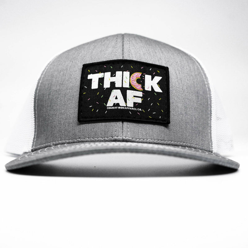 Load image into Gallery viewer, THICK AF DONUT EDITION PATCH MID-PROFILE MESH SNAPBACK Hat

