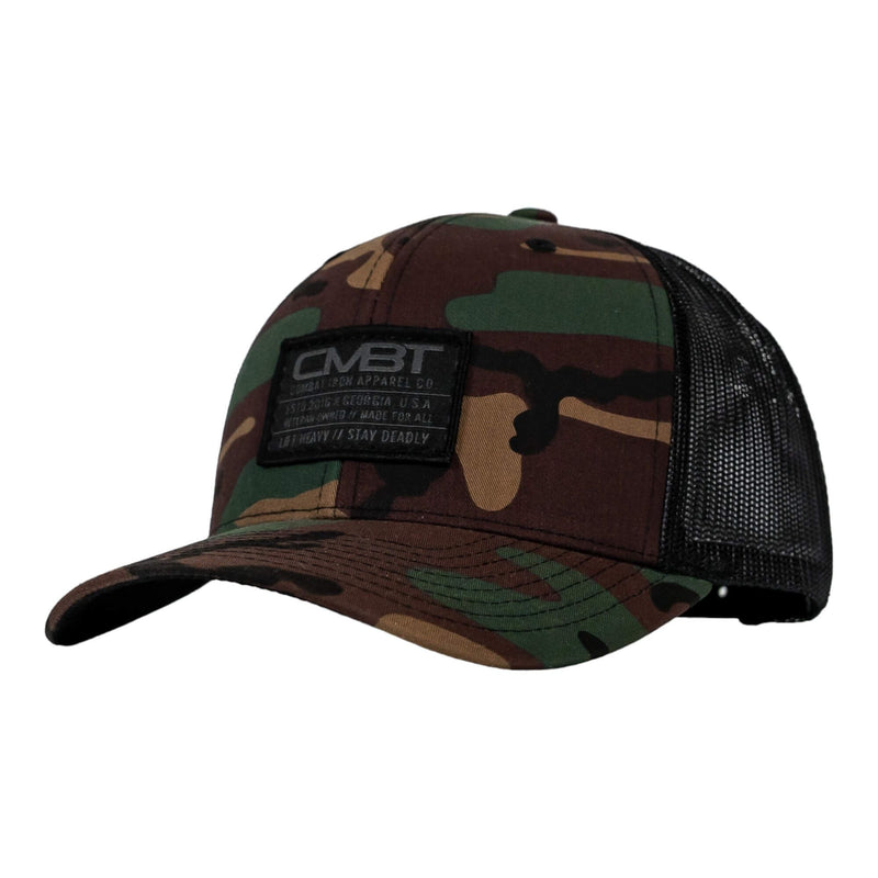 Load image into Gallery viewer, Branded CMBT Subdued Labeled Snapback Hat
