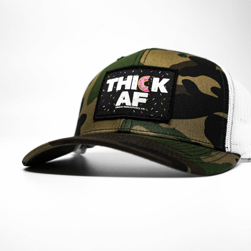 Load image into Gallery viewer, THICK AF DONUT EDITION PATCH MID-PROFILE MESH SNAPBACK Hat
