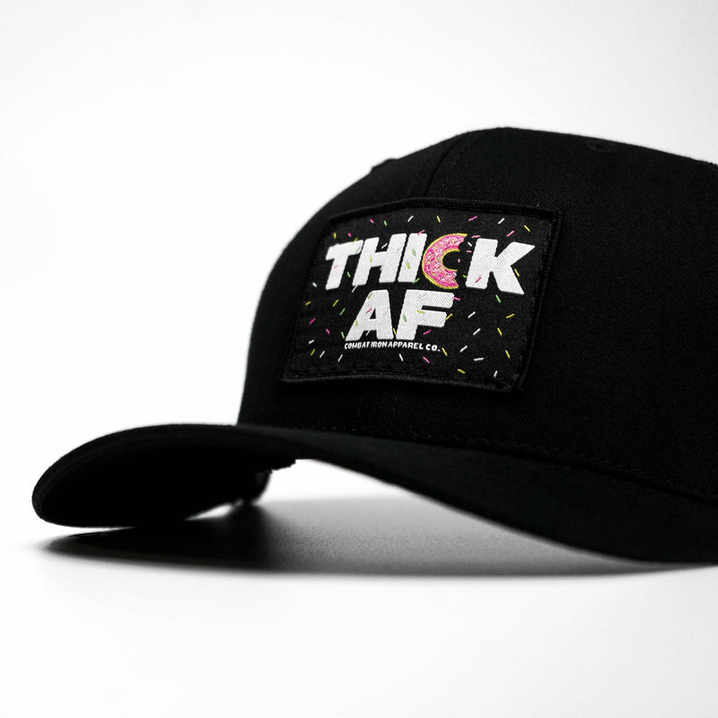 Load image into Gallery viewer, THICK AF DONUT EDITION PATCH MID-PROFILE MESH SNAPBACK Hat
