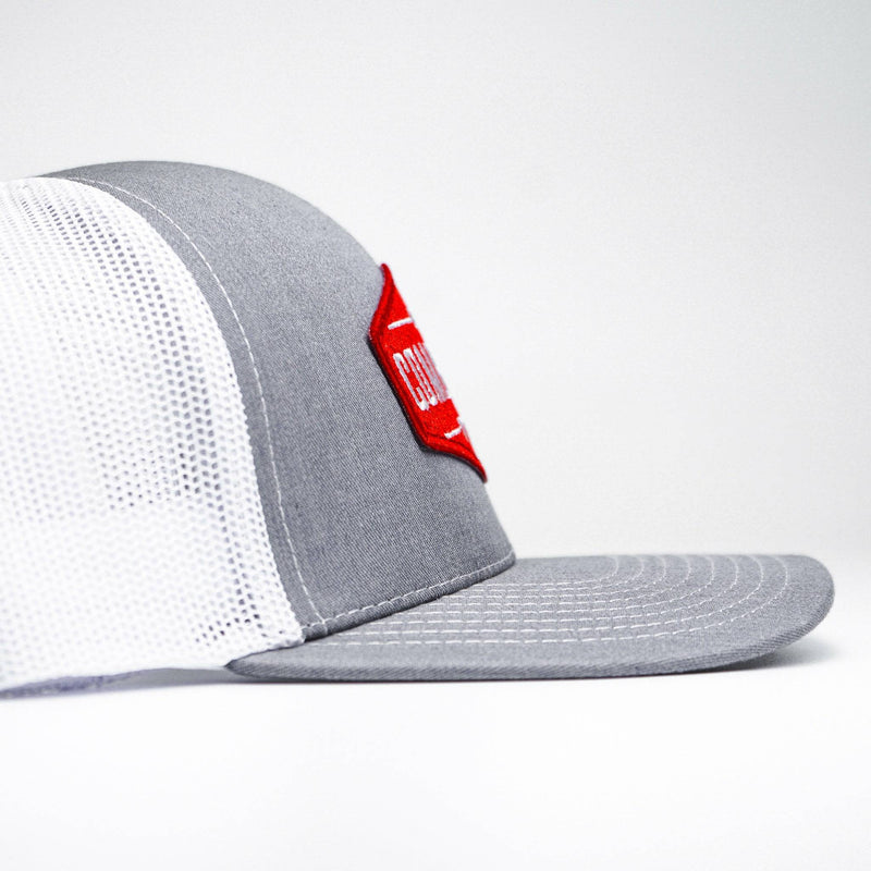 Load image into Gallery viewer, Original AR Red Patch Mid-Profile Mesh Snapback Hat
