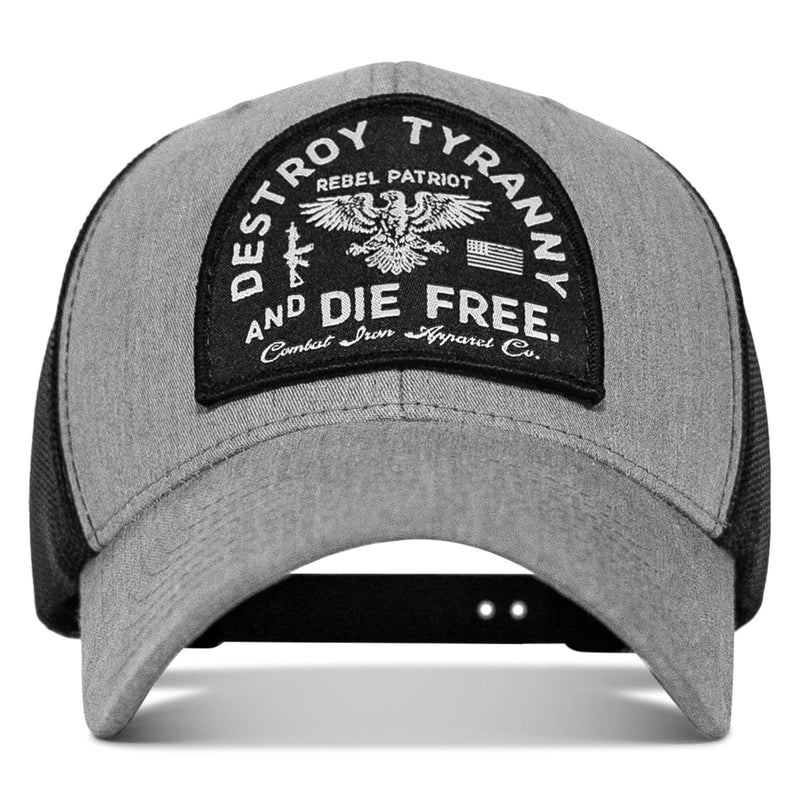 Load image into Gallery viewer, Destroy Tyranny and Die Free Patch Snapback

