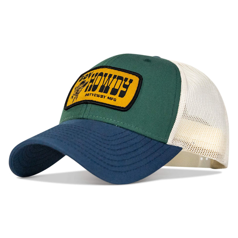 Load image into Gallery viewer, Boy Howdy Western Patch Snapback Hat
