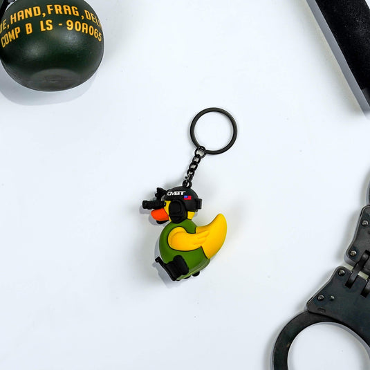 Tactical 3D PVC Keychain