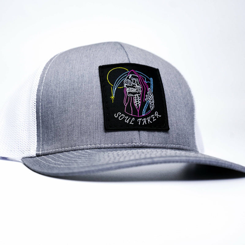Load image into Gallery viewer, Soul Taker Reaper Patch Snapback Hat

