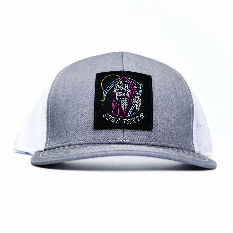 Load image into Gallery viewer, Soul Taker Reaper Patch Snapback Hat
