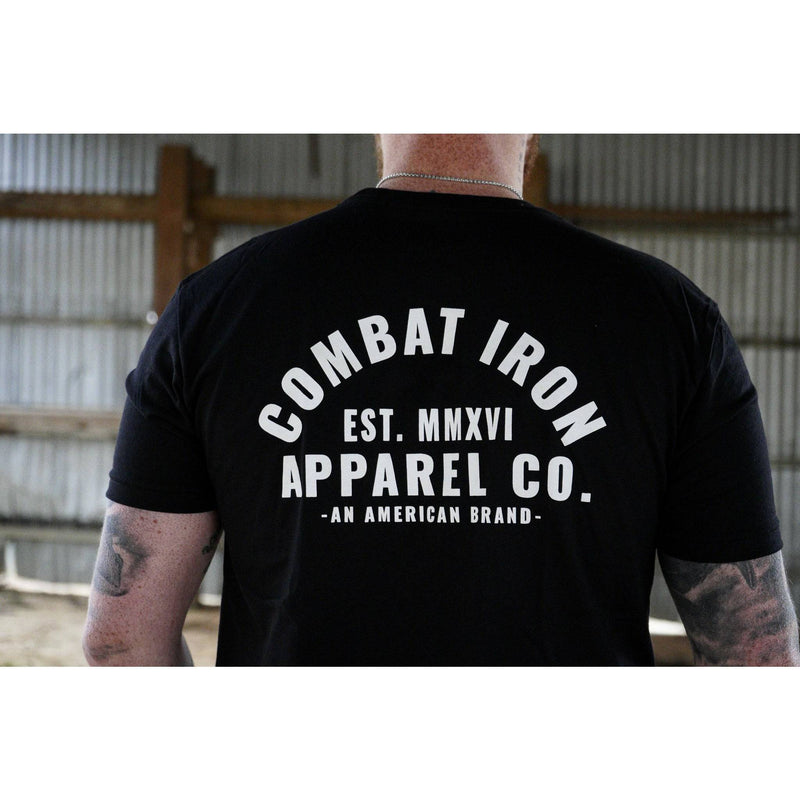 Load image into Gallery viewer, Arched Combat Iron Men&#39;s T-Shirt
