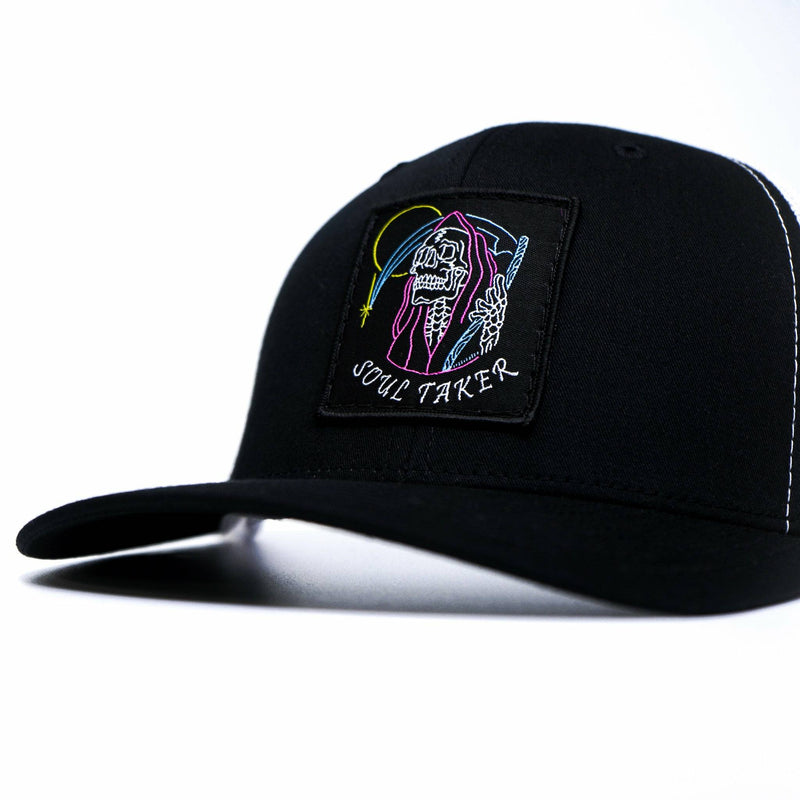 Load image into Gallery viewer, Soul Taker Reaper Patch Snapback Hat
