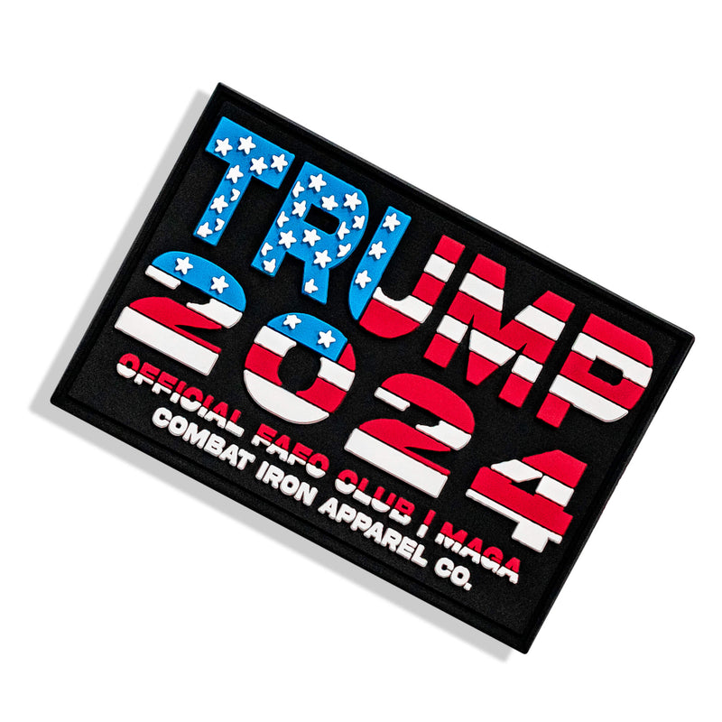 Load image into Gallery viewer, Trump 2024 American Flag PVC Patch
