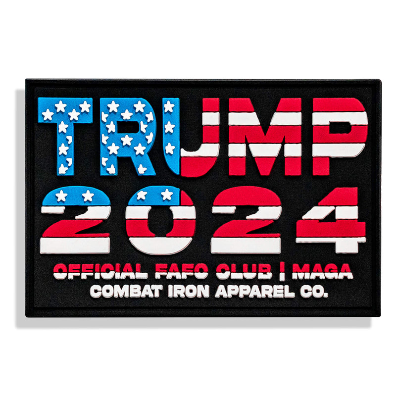 Load image into Gallery viewer, Trump 2024 American Flag PVC Patch
