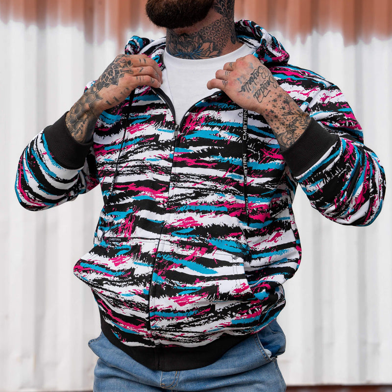Load image into Gallery viewer, Men's Fleece Lined Zip Up Hoodie
