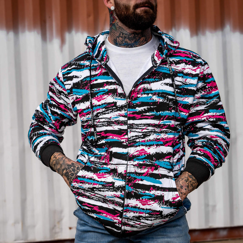 Load image into Gallery viewer, Men's Fleece Lined Zip Up Hoodie

