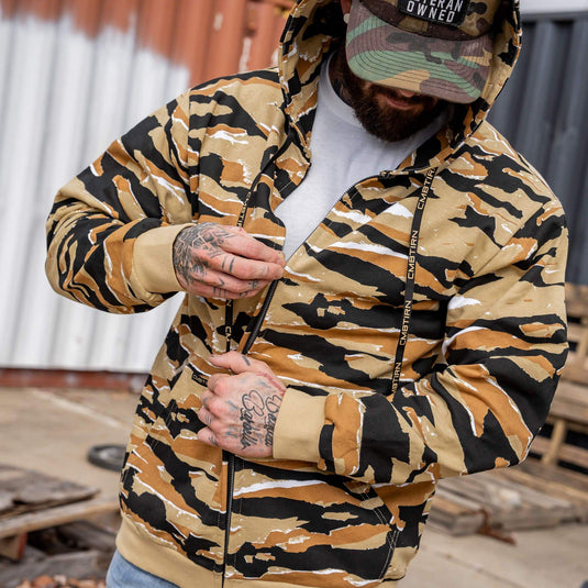 Men's Fleece Lined Zip Up Hoodie