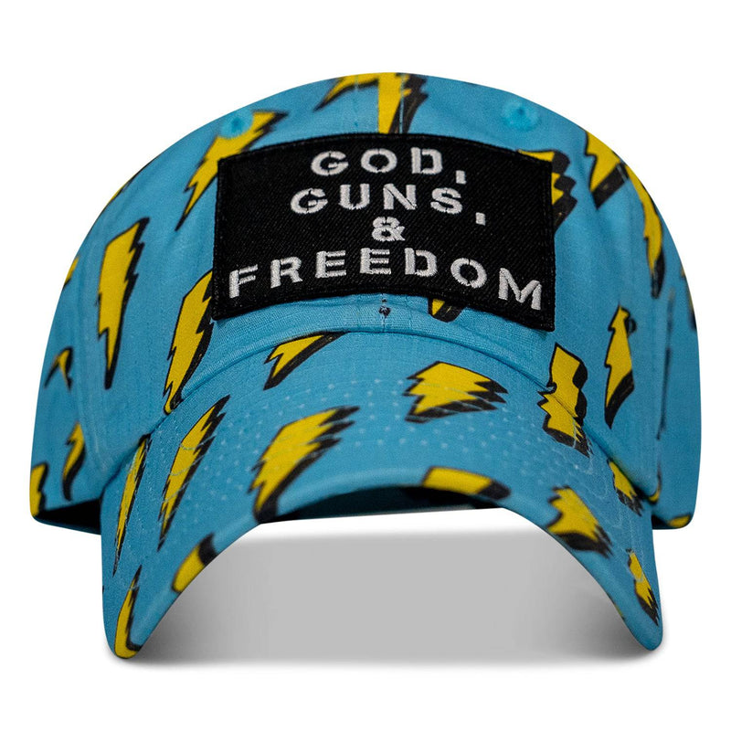 Load image into Gallery viewer, Ripstop God, Guns and Freedom Lifestyle Patch Low Profile Hat
