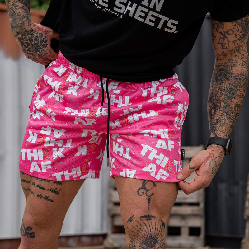 Load image into Gallery viewer, Mid Thigh Mesh Training / Lifestyle Shorts | 5"
