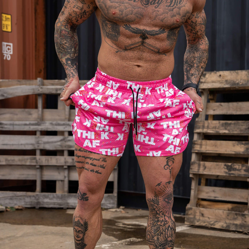 Load image into Gallery viewer, Mid Thigh Mesh Training / Lifestyle Shorts | 5"
