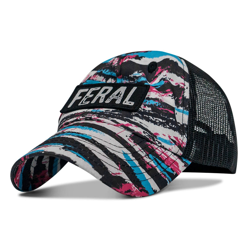 Load image into Gallery viewer, Feral Patch RipStop Mesh Snapback Hat

