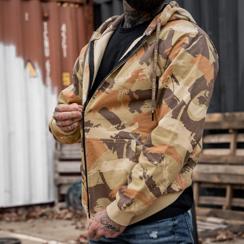 Load image into Gallery viewer, Men's Fleece Lined Zip Up Hoodie

