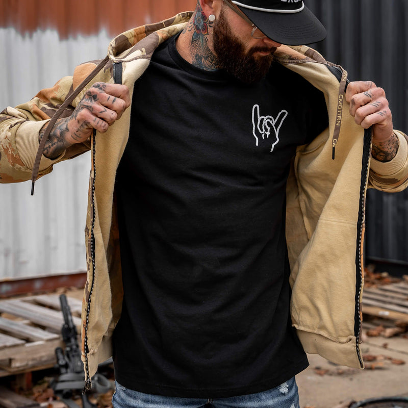 Load image into Gallery viewer, Men's Fleece Lined Zip Up Hoodie

