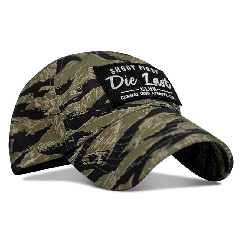 Load image into Gallery viewer, Shoot First. Die Last. Club Patch Low Profile Ripstop Flex Hat

