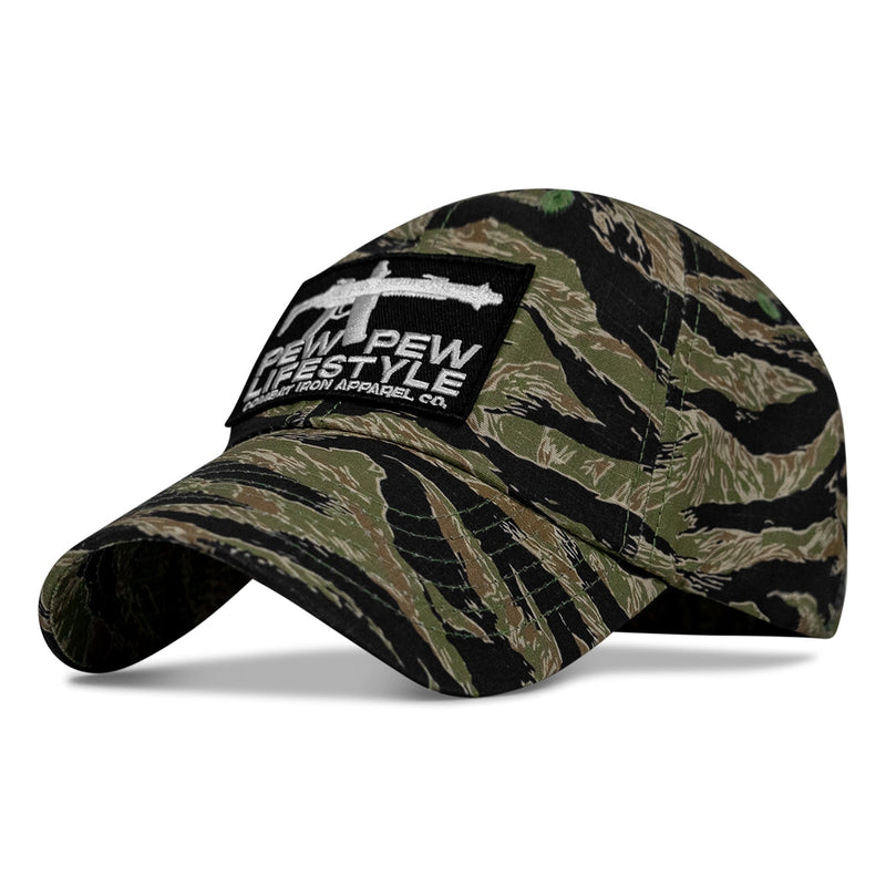 Load image into Gallery viewer, Ripstop Pew Pew Lifesyle Patch Tactical Ripstop Mesh Snapback Hat
