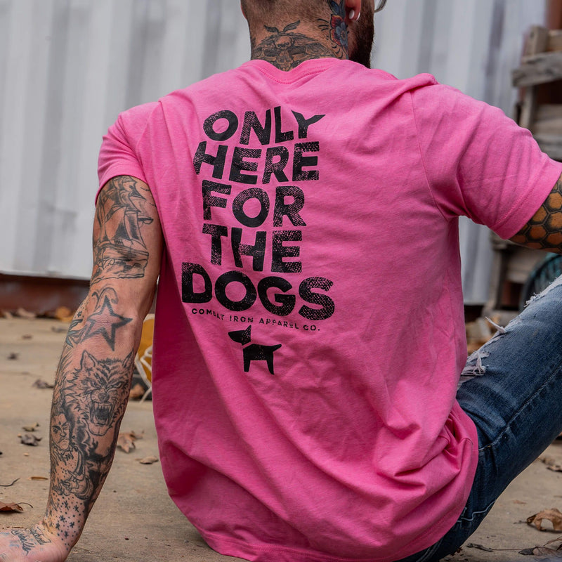 Load image into Gallery viewer, Only Here For The Dogs Men&#39;s T-Shirt
