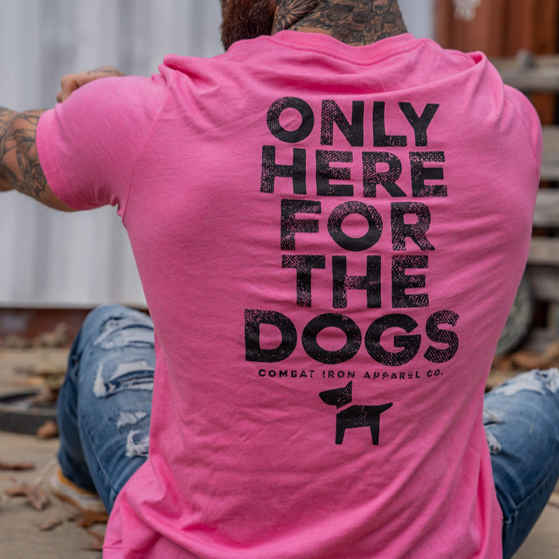 Load image into Gallery viewer, Only Here For The Dogs Men's T-Shirt
