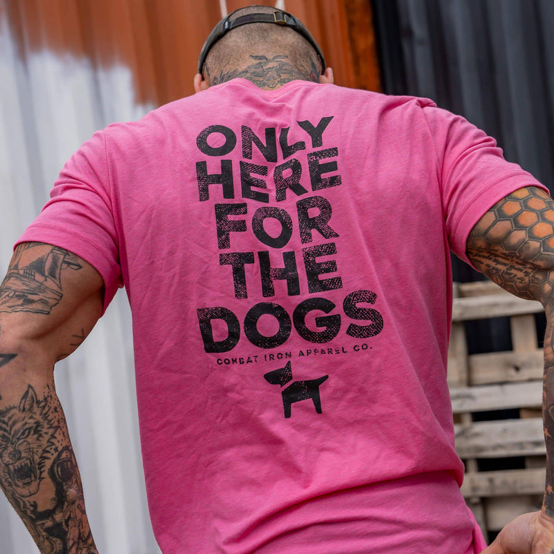 Load image into Gallery viewer, Only Here For The Dogs Men&#39;s T-Shirt
