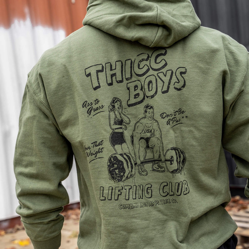Load image into Gallery viewer, Thicc Boys Lifting Club Men&#39;s Hoodie
