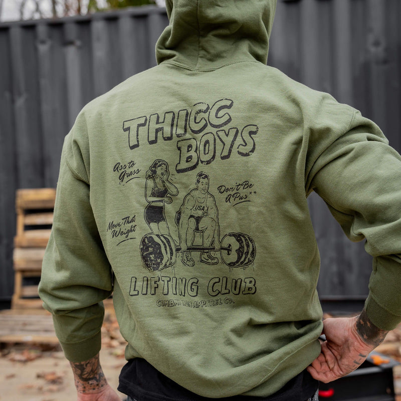 Load image into Gallery viewer, Thicc Boys Lifting Club Men&#39;s Hoodie
