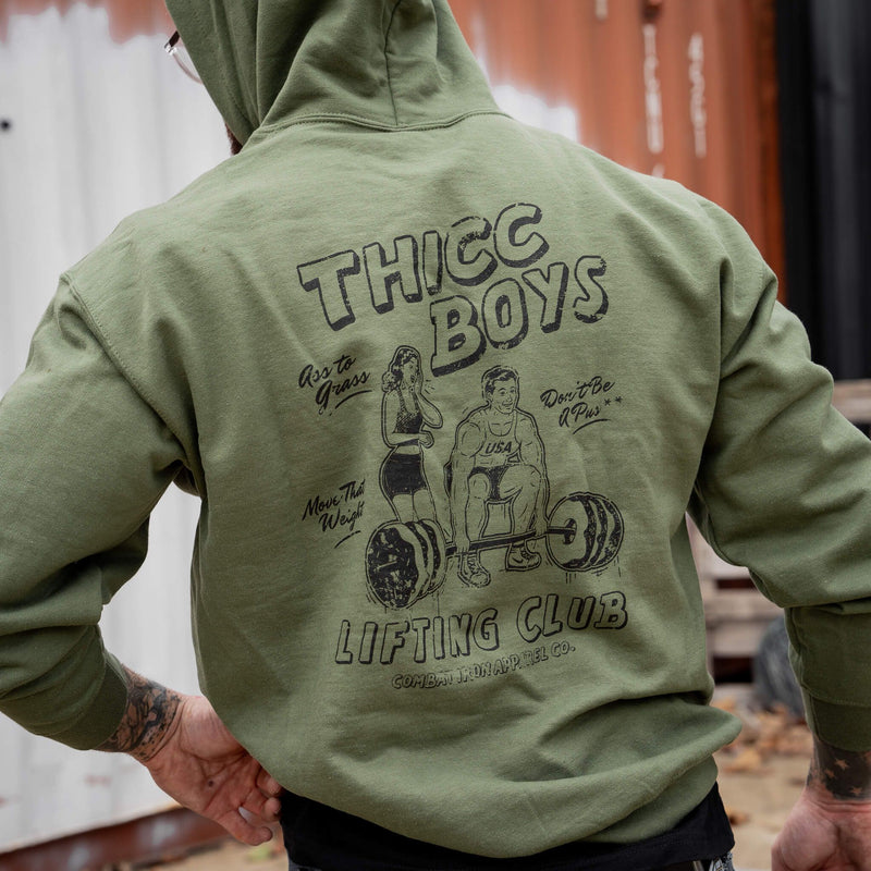 Load image into Gallery viewer, Thicc Boys Lifting Club Men&#39;s Hoodie
