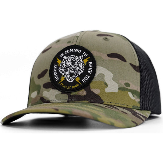 Nobody Is Coming To Save You Patch Snapback Hat