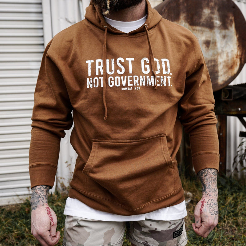 Load image into Gallery viewer, Trust God. Not Government. Men&#39;s Hoodie
