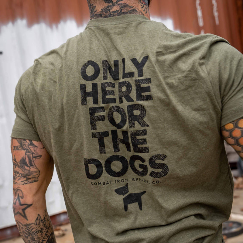 Load image into Gallery viewer, Only Here For The Dogs Men&#39;s T-Shirt
