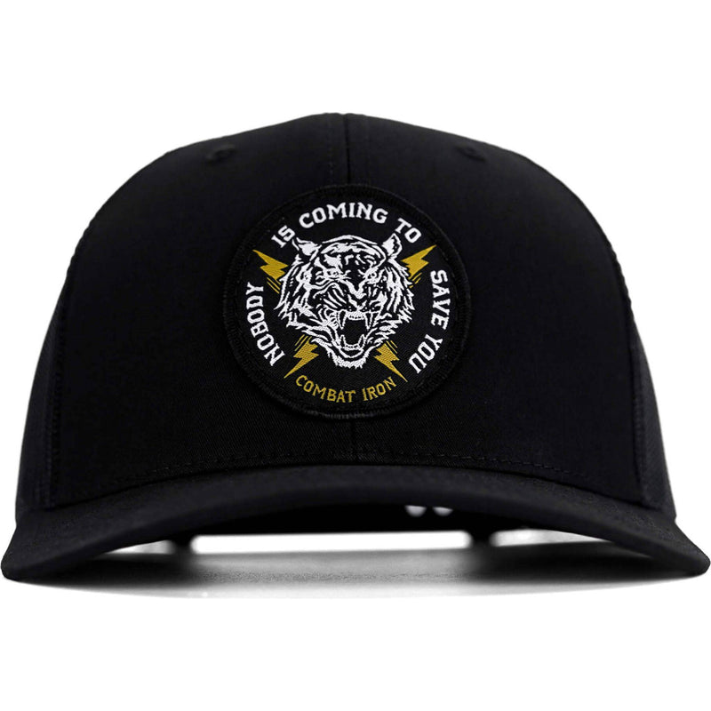 Load image into Gallery viewer, Nobody Is Coming To Save You Patch Snapback Hat
