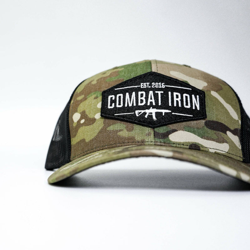 Load image into Gallery viewer, Original AR Black Patch Snapback Hat
