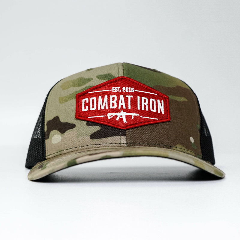Load image into Gallery viewer, Original AR Red Patch Mid-Profile Mesh Snapback Hat
